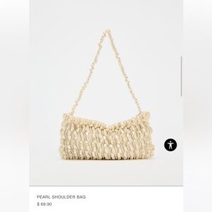 ZARA Pearl Shoulder Bag